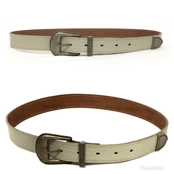 Prezzia Sea Green Embossed Belt - Picture 4 of 4